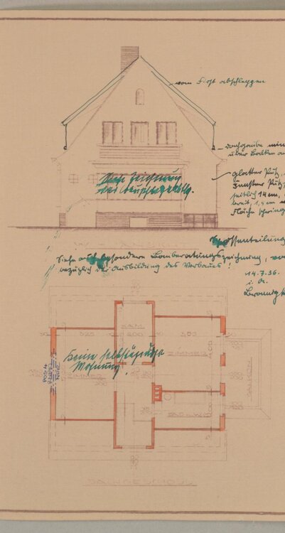 Elewacja ogr&#243;d i rzut poddasze.jpg
