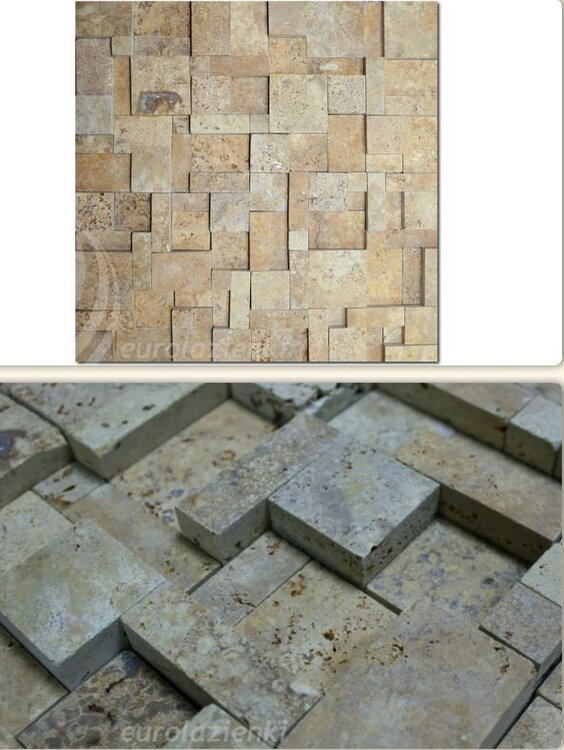 kamienna mozaika turecka na kominek euro&#322;azienki.JPG